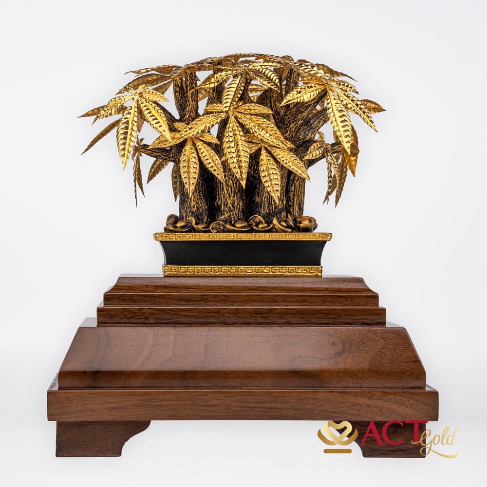 Cây dát vàng - Quà Tặng Dát Vàng - Công Ty TNHH Q&V